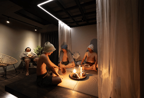 施設内サウナ室画像