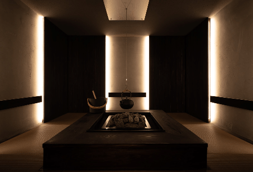 施設内サウナ室画像