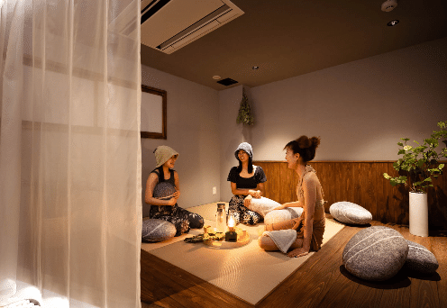 施設内サウナ室画像