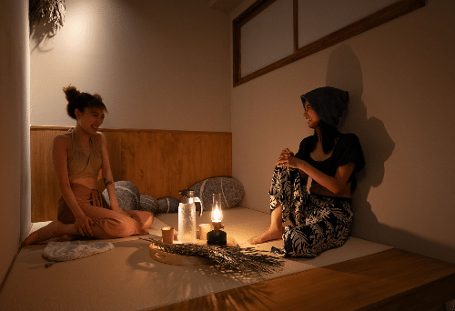 施設内サウナ室画像