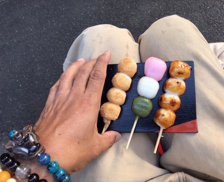 江田さんが江ノ島の帰りに立ち寄るお団子屋さんの団子