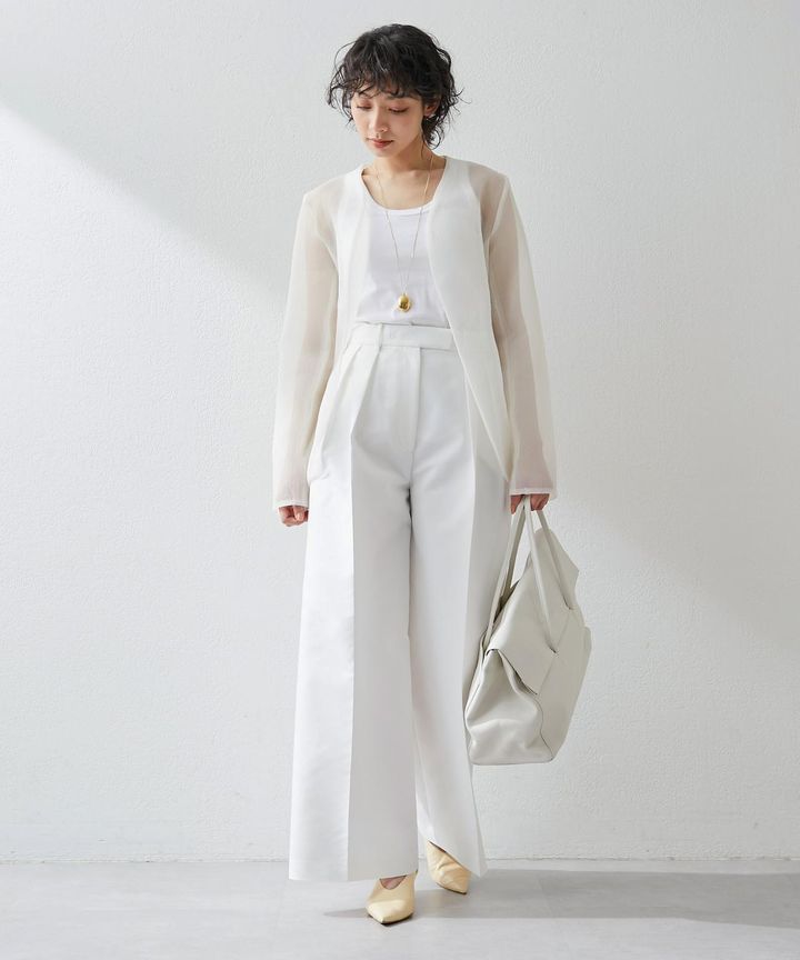 画像: シアーカラーレスジャケット ￥39,600／ウィム ガゼット 出典：パル