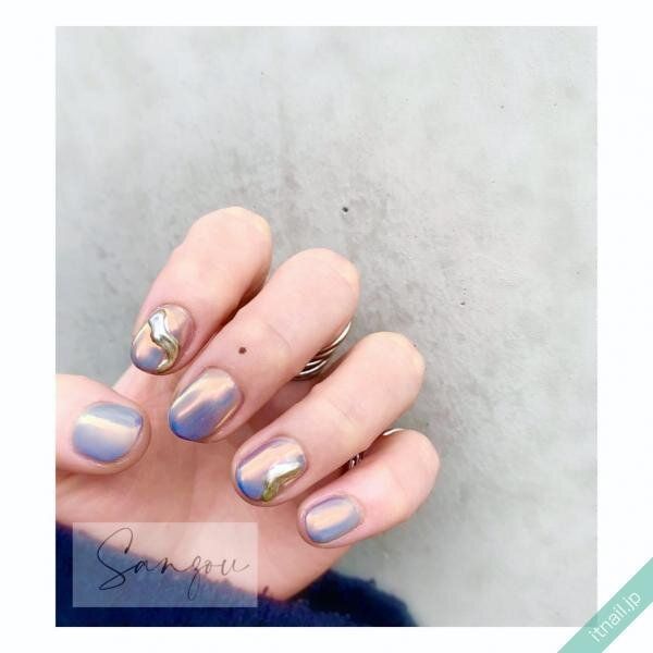ねいる屋〜SANZOU〜が投稿したネイルデザイン [photoid:I0090956] via Itnail Design (732274)