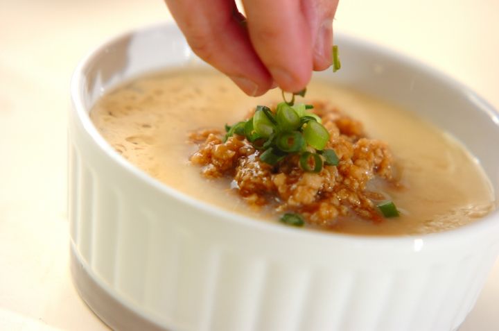 そぼろあんかけ茶碗蒸しの作り方5