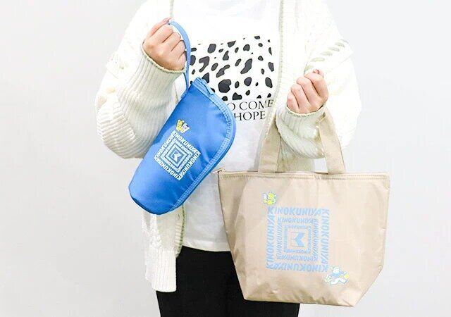 リンネル 6月号増刊 付録 KINOKUNIYA×OSAMU GOODS（R）［紀ノ国屋×オサムグッズ］たっぷり入る保冷トート＆ペットボトルホルダー