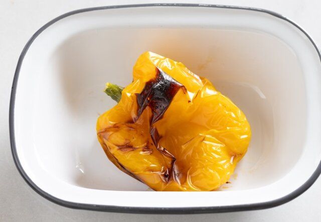 パプリカとオレンジと生ハムのマリネ レシピ パプリカを焼く