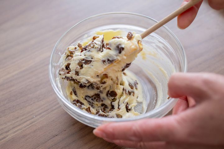 バターに混ぜる