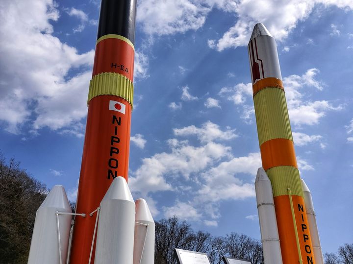 種子島　JAXA ロケット　模型　2個セット 種子島JAXA ロケット模型2個セット