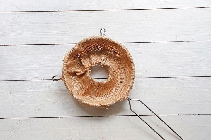 多肉のリース作り