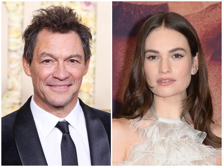 画像: ドミニク・ウェストがリリー・ジェームズとの不倫騒動に言及