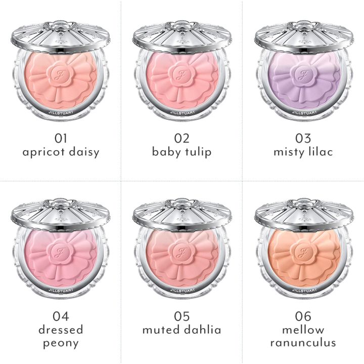 ジルスチュアート パステルペタル ブラッシュ 全色 カラーラインナップ