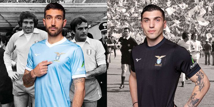 鎌田大地のラツィオ、セリエA初優勝「50周年記念ユニフォーム」を発表！“レトロカラー”で敬意を表す