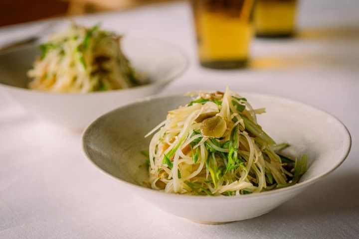 新じゃがいも レシピ ワタナベマキ じゃがいもとザーサイの黒酢和え