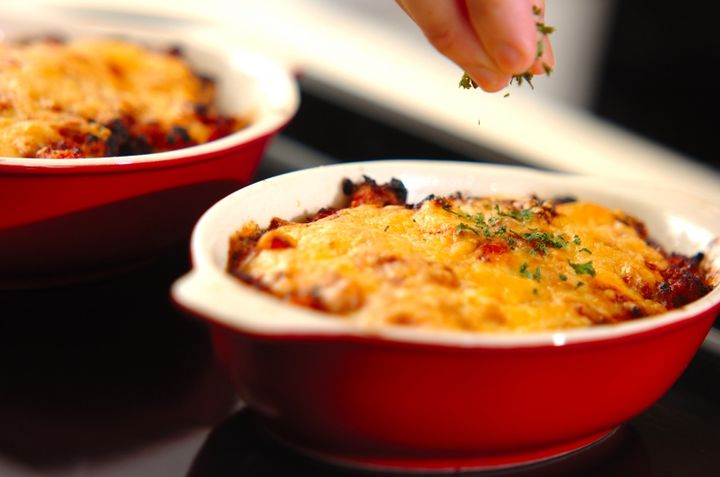 ナスのミートカレーグラタンの作り方4