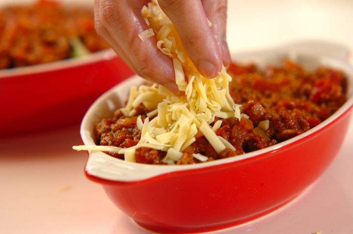 ナスのミートカレーグラタンの作り方3