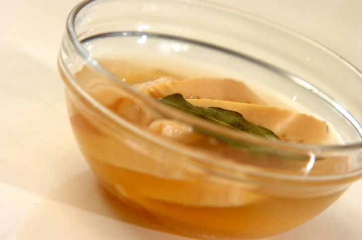 タケノコのカルパッチョの作り方1