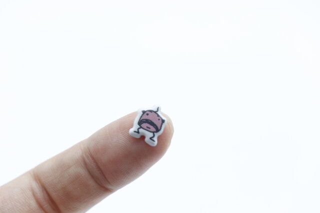 セリアのたまごっち プチプチシールのサイズ感