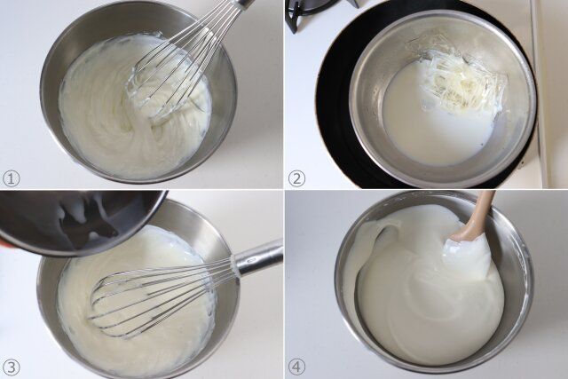 レモンヨーグルトムースケーキ レシピ ヨーグルトムース生地を作る