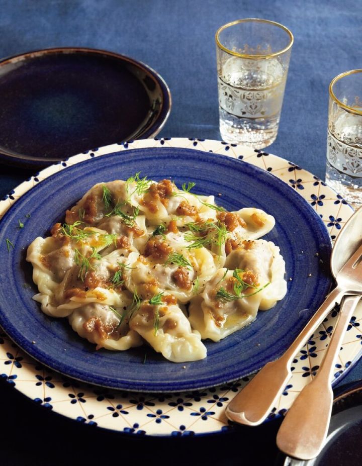 ポーランド ピエロギ 餃子の皮で再現