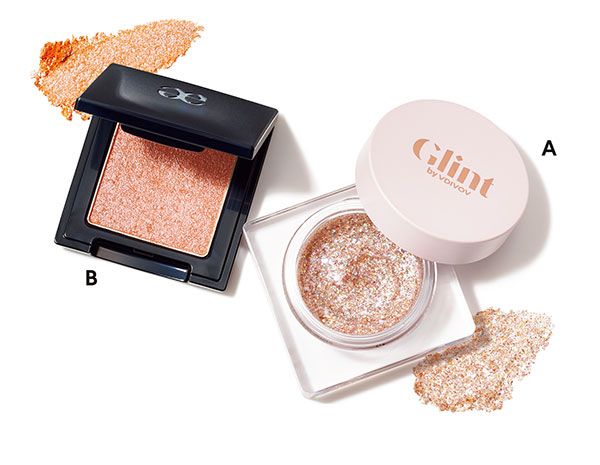 【A】グリント グリッタージェル【B】エレガンス ラズル スターアイカラー