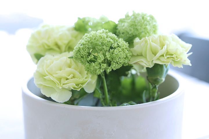 母の日のアレンジ手順