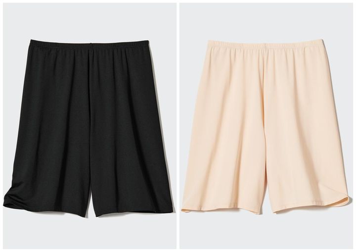 画像: 【ユニクロ】エアリズムキュロットペチコート各¥1,290 www.uniqlo.com