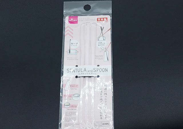ダイソーのスパチュラスプーンのパッケージ
