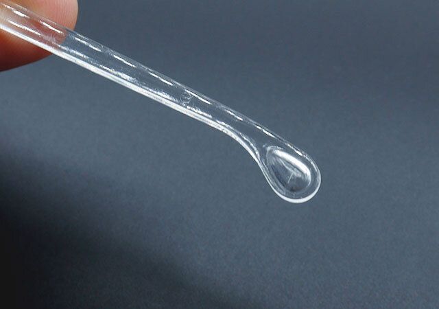 ダイソーのスパチュラスプーンの先端部分