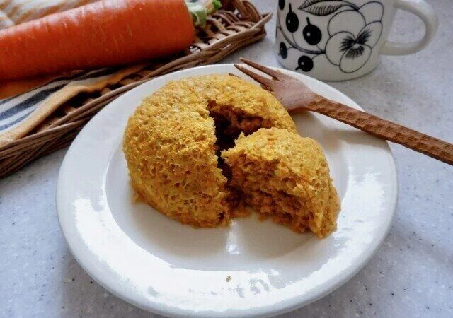 オートミールでつくるキャロットケーキ風蒸しパン