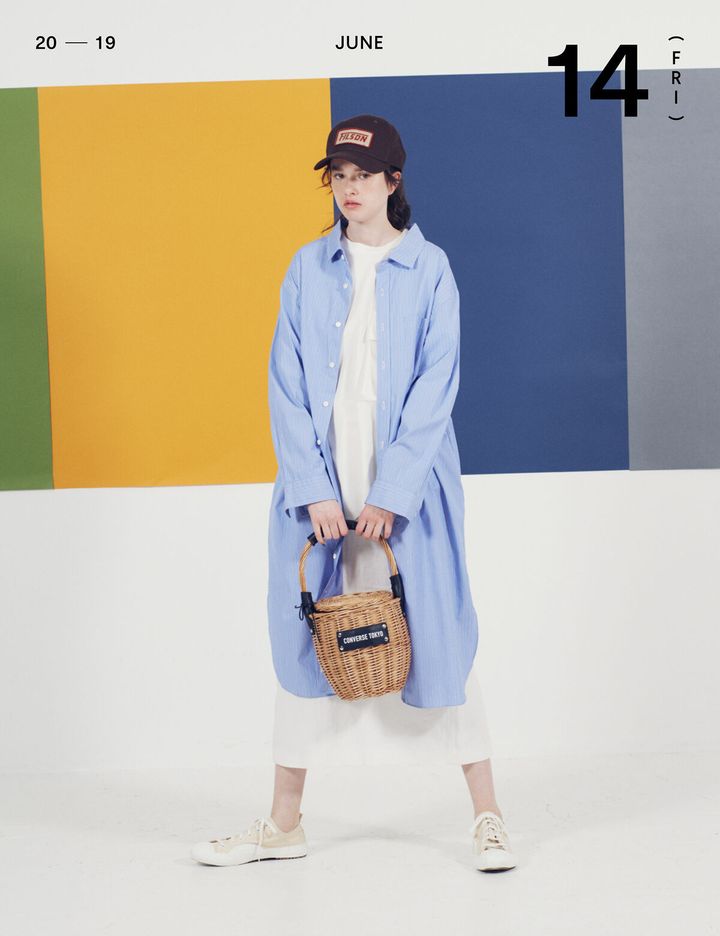 5月上旬の“シャツワンピース”コーデ10選。1枚持っていたらこんなに着まわせる！
