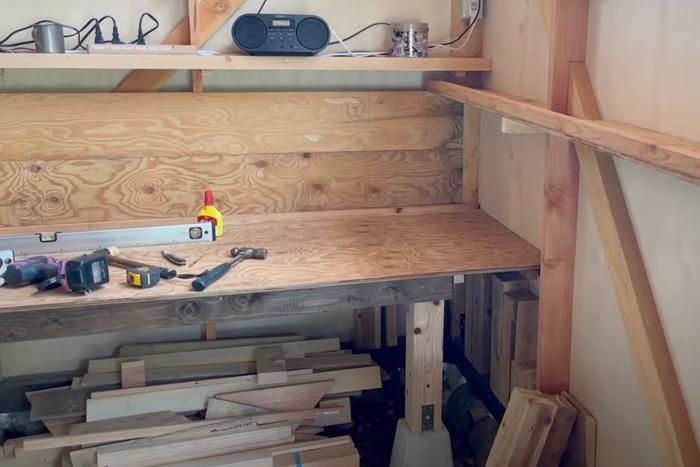 念願の作業台