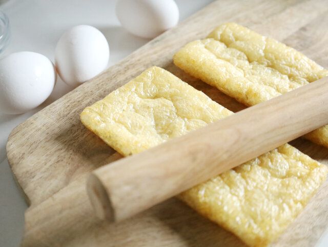 てりたま巾着 レシピ 油揚げを潰す