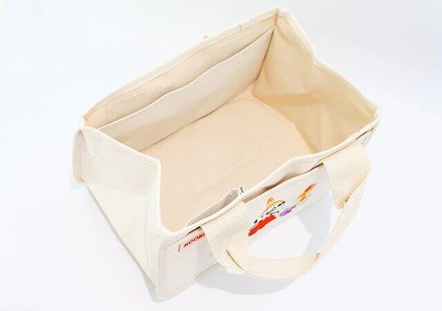 MOOMIN いろいろ使える！収納トートバッグ BOOK リトルミイ LIMITED ver. 内部構造