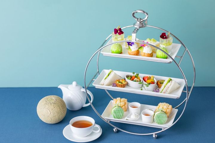 メロンアフタヌーンティー（写真は2名分イメージ）