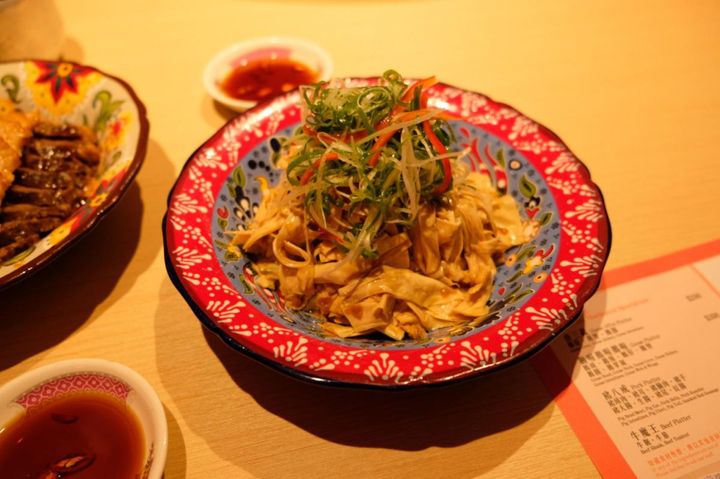 「葱油腐竹」HK＄68