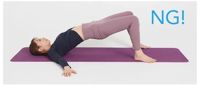 8.大臀筋を鍛えて太もも痩せ「大臀筋トレーニング」_NG例