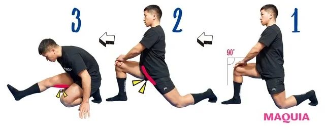 5.股関節を伸ばして太ももをほぐす「腸腰筋ストレッチ」