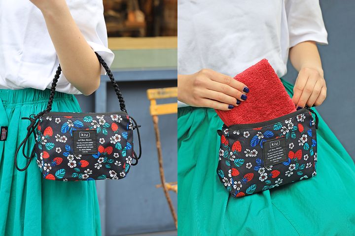 雨に強いから、街でもゴルフでも、どこでも使える！ 使い勝手いのいいキュートバッグ