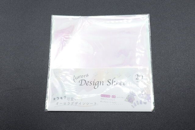 セリアのクリアデザインシート 20Pのパッケージ