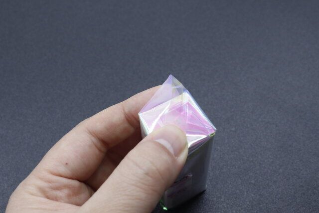 セリアのクリアデザインシート 20Pでラッピング