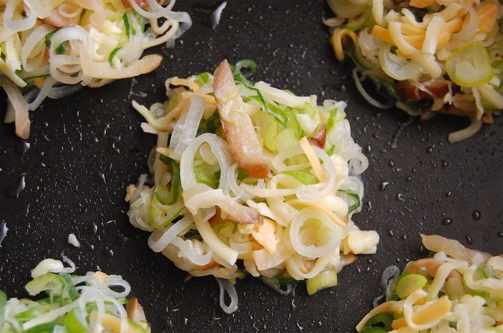 長ねぎガレット