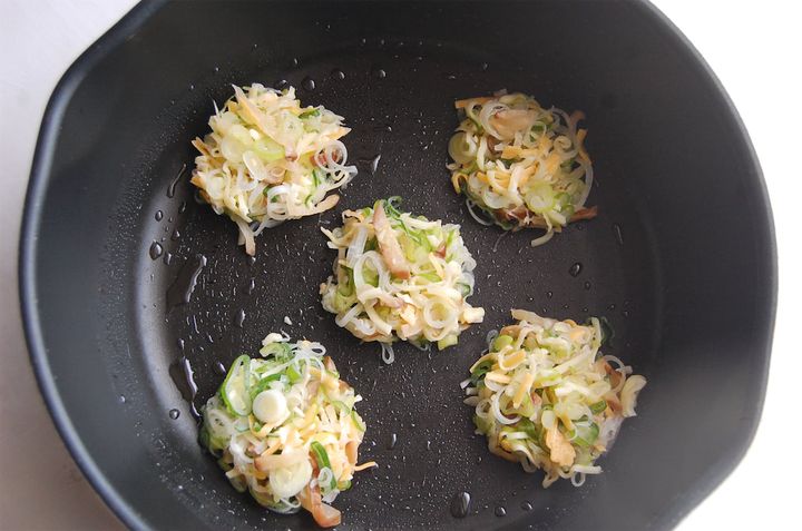 長ねぎガレット