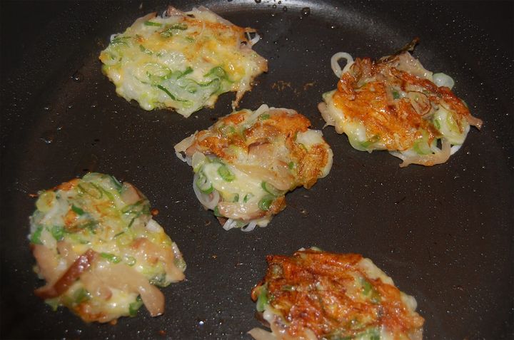 長ねぎガレット