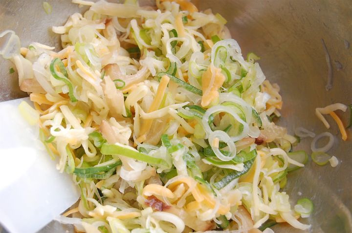 長ねぎガレット