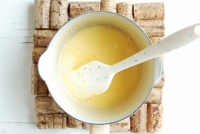 あんバターロールケーキ レシピ とろみがつくまで加熱する