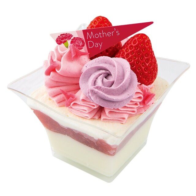 シャトレーゼの母の日 苺のブーケ