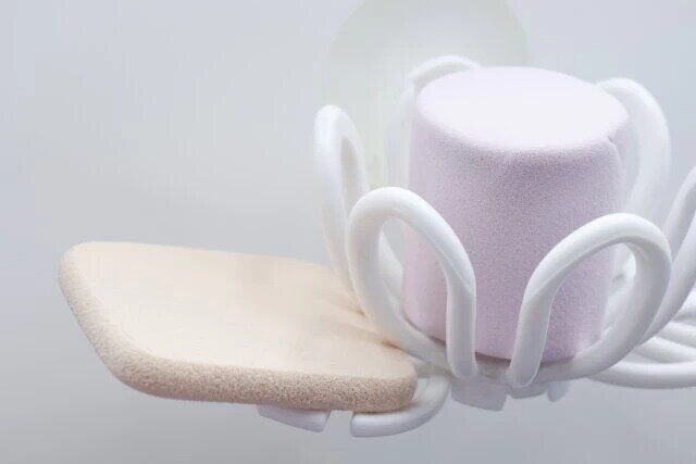 かわいくて実用的なセリアの3Dパフホルダー フラワー