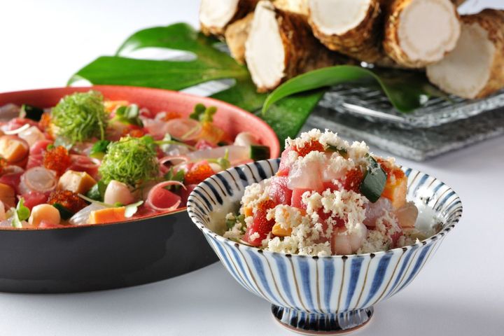 海鮮山わさびごはん