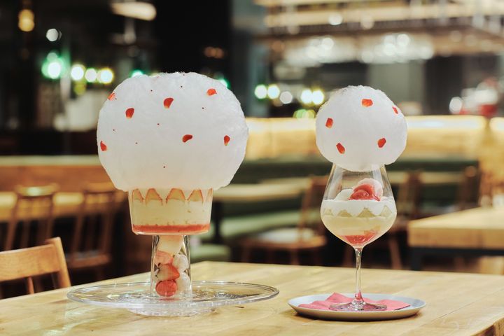 〆パフェも用意されています