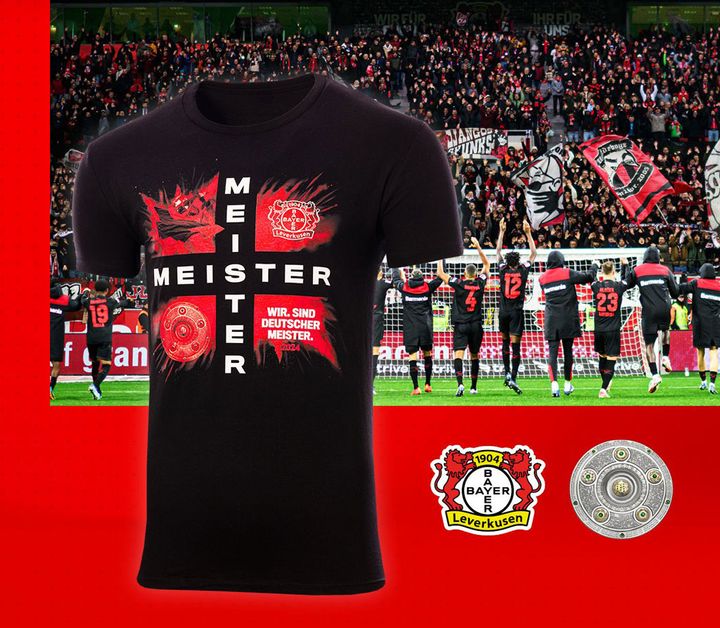 ブンデス制覇のレヴァークーゼン！クラブ史上初の「ブンデスリーガ優勝記念グッズ」がアツい